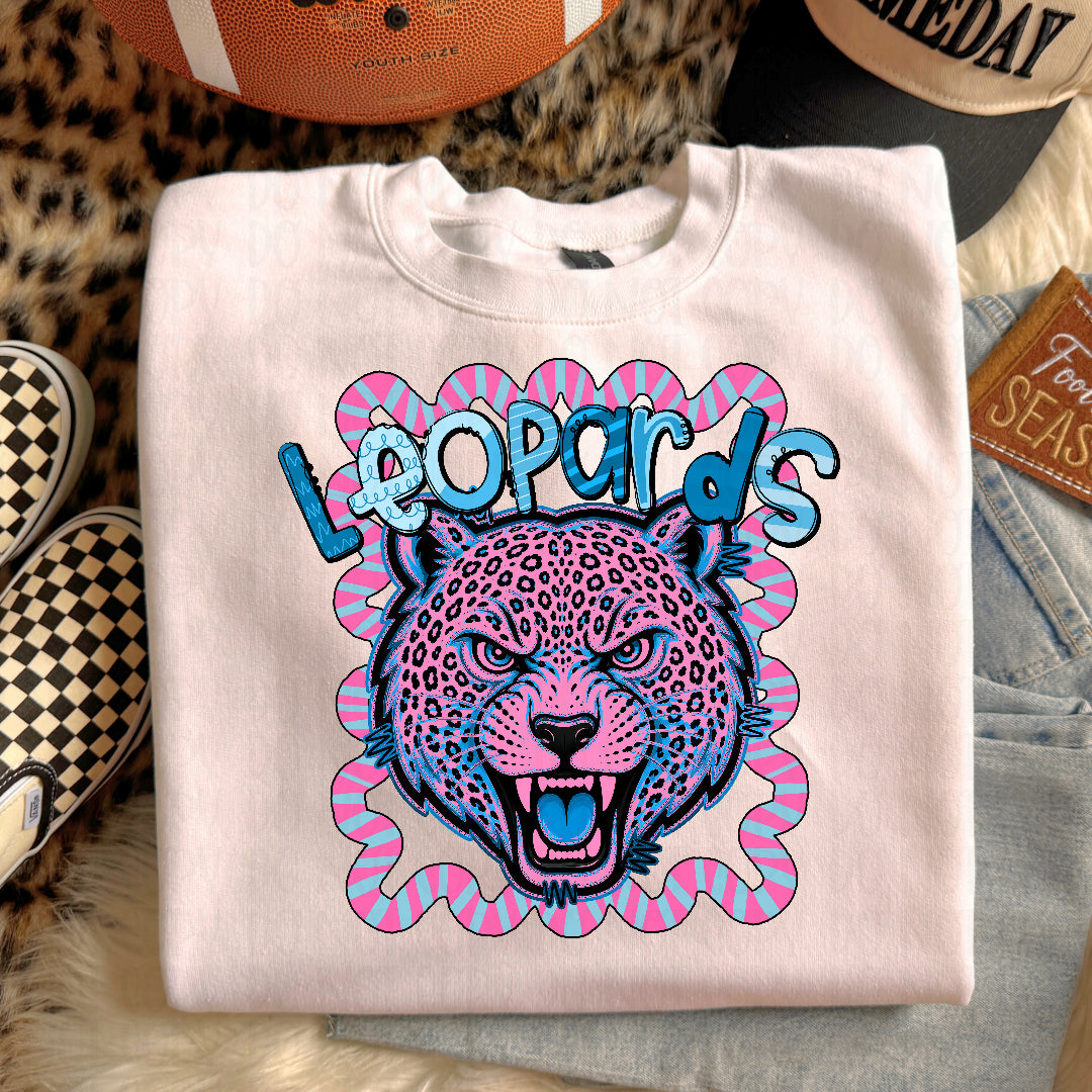 Leopards whimsy frame (Kayndi) DTF transfer