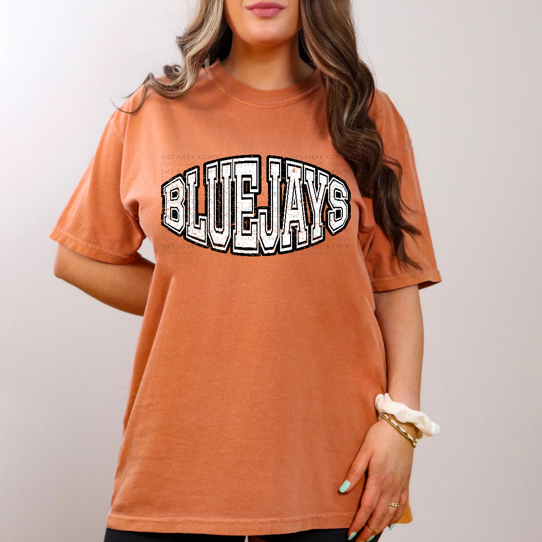 Bluejays simple grunge (Caplinger) DTF transfer