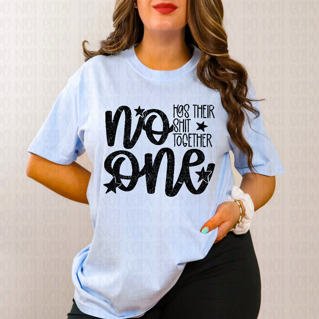 No one with stars BLACK (Scarlow) DTF transfer