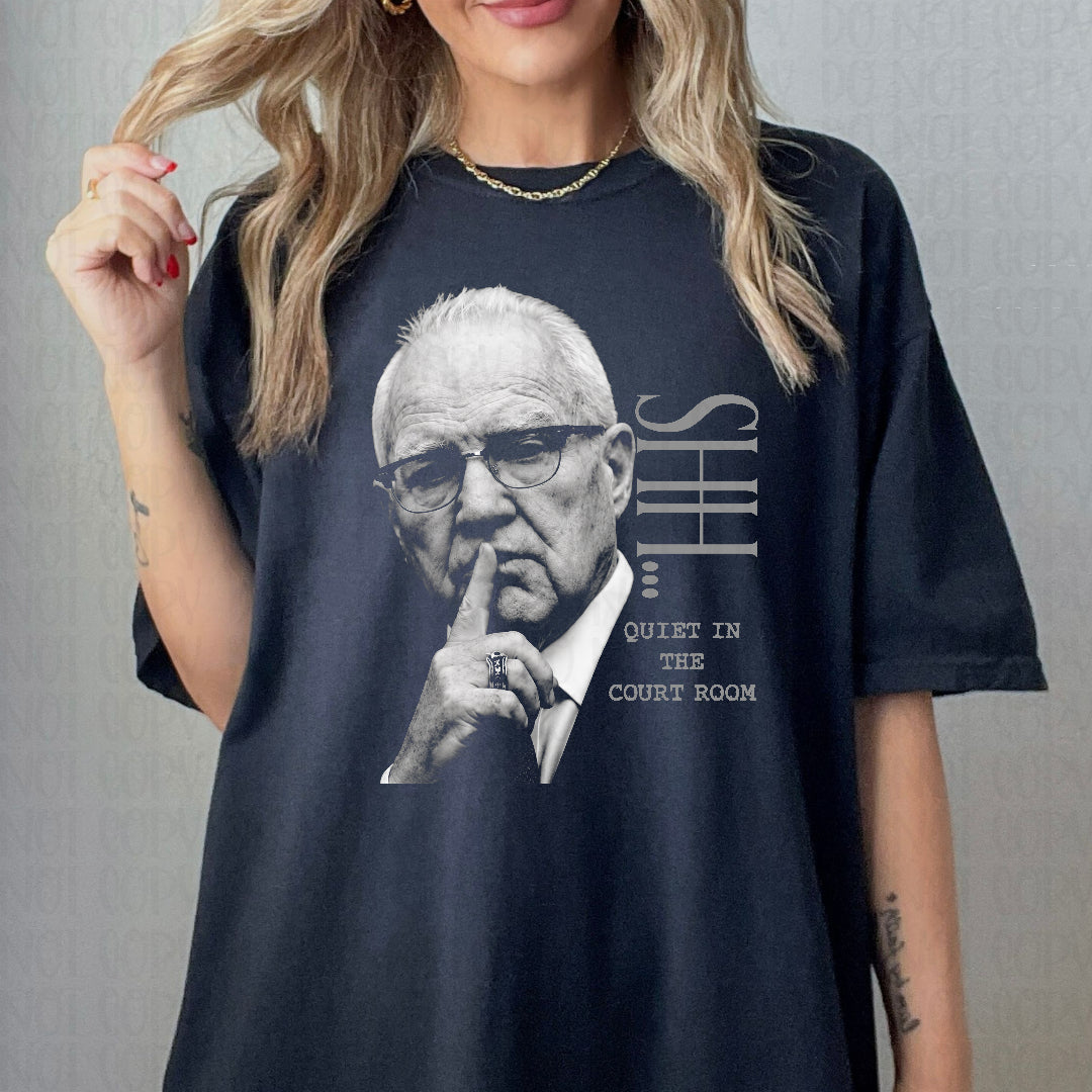 Shh.. quiet in the court room (Kai) DTF Transfer