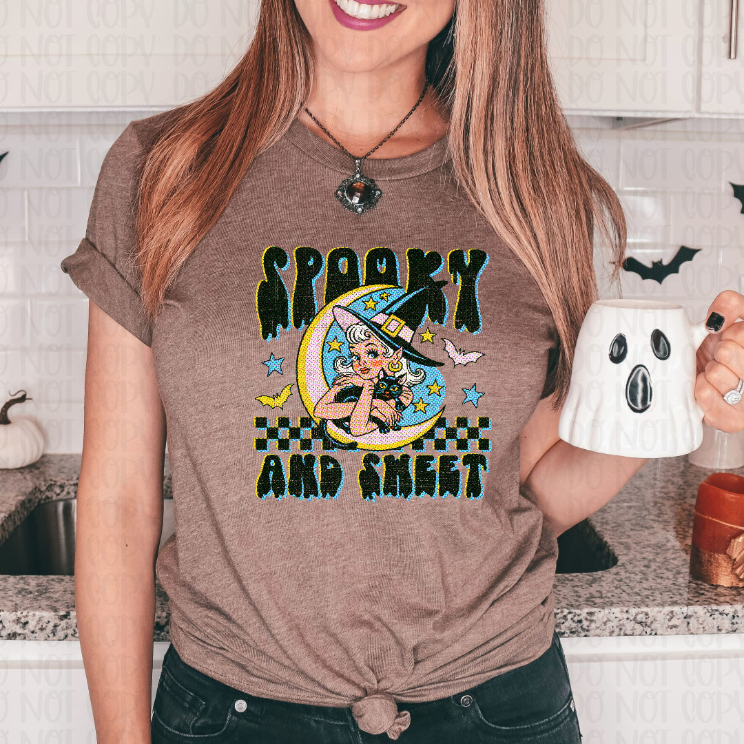 Spooky and sweet witch (Scarlow) DTF Transfer