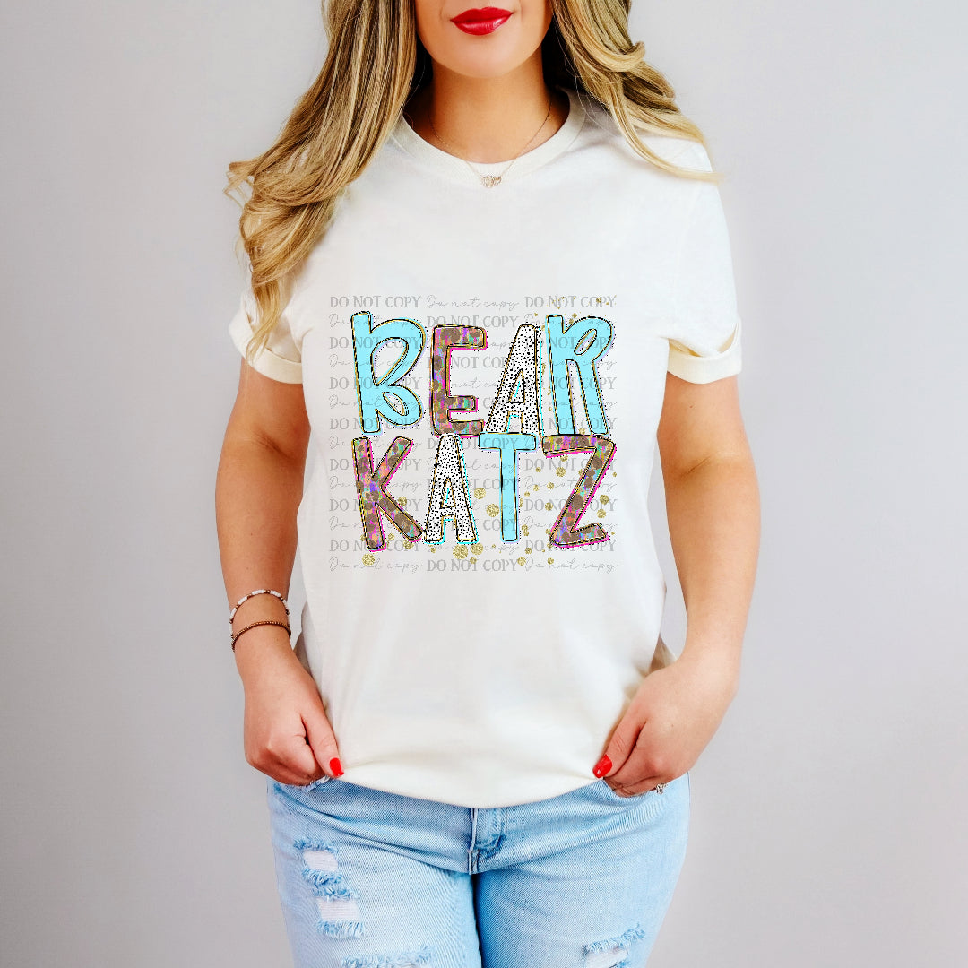 bearkatz 27 painted pride stardust (caplinger) DTF Transfer