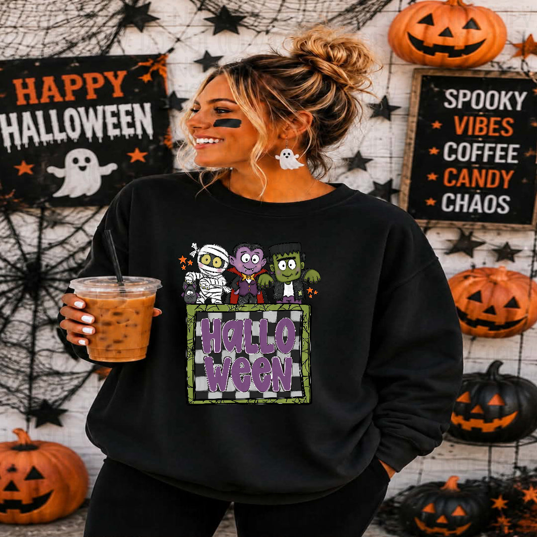 Halloween friends (SWD) DTF transfer