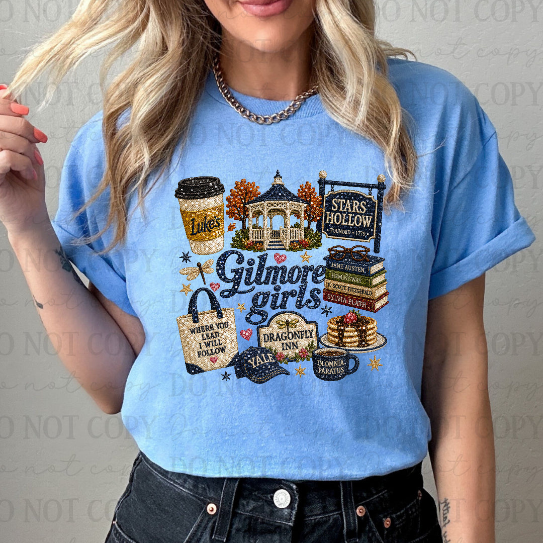 Stars hollow collage faux sequins (J&M) DTF Transfer