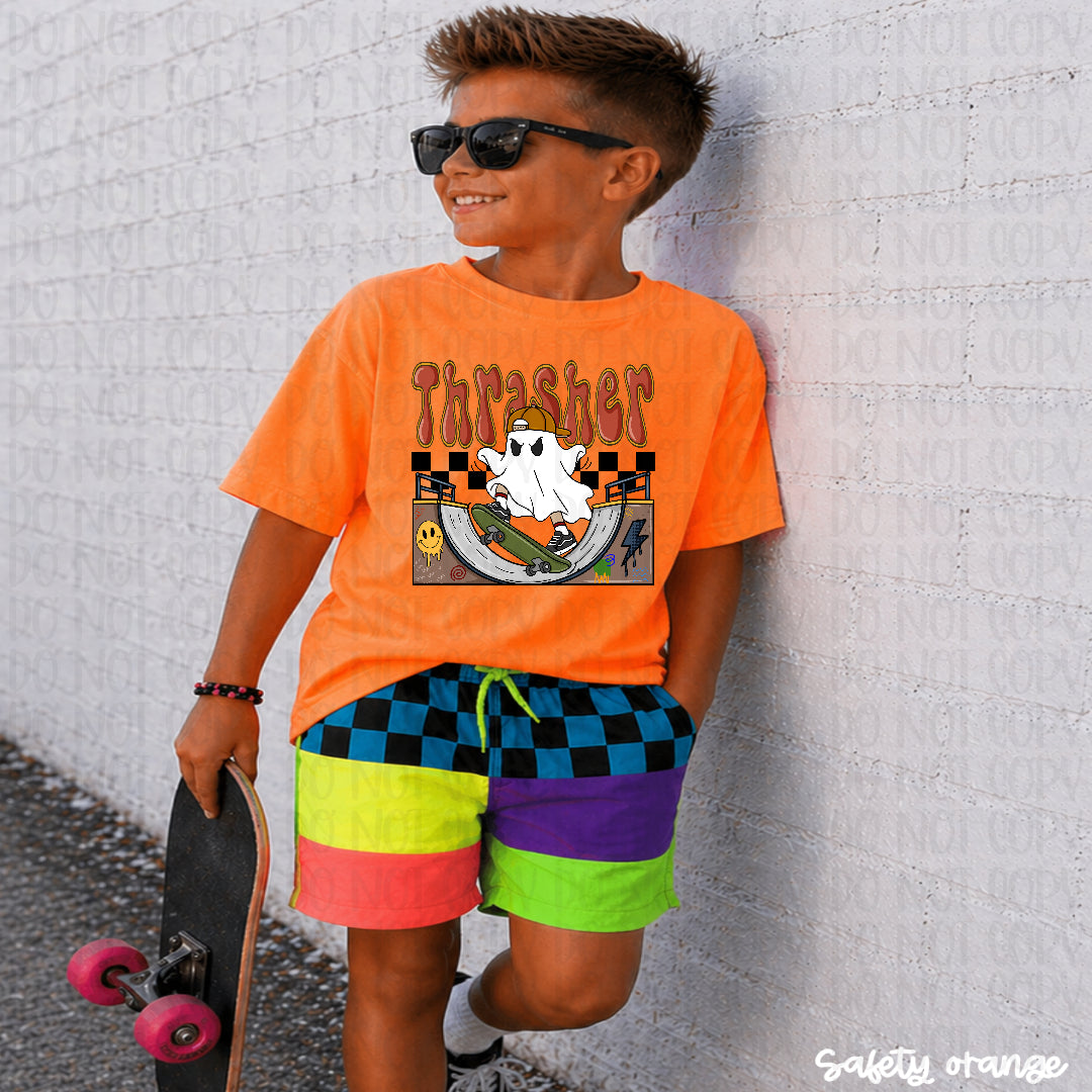 Thrasher black checkered (Carter) DTF Transfer