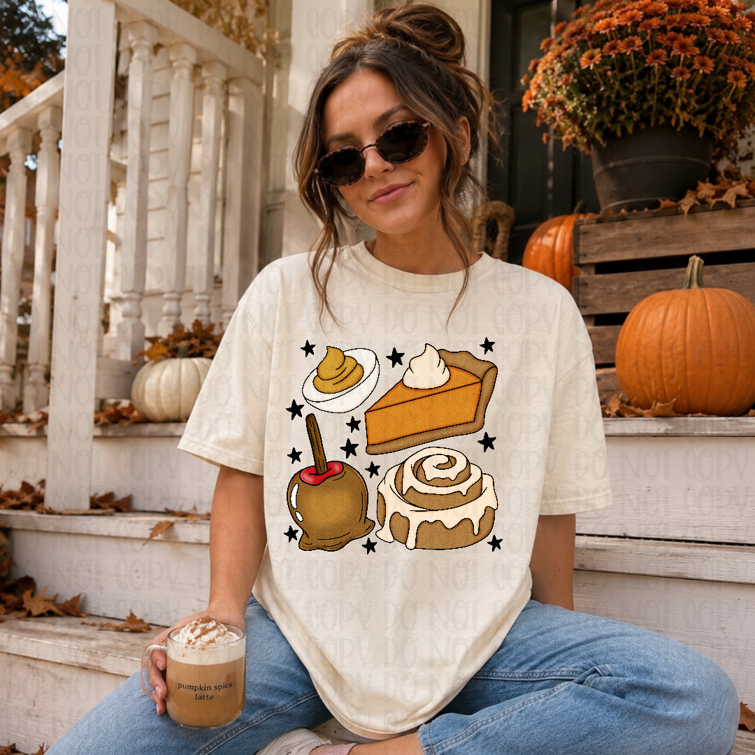 Fall foods (Unhinged) DTF Transfer