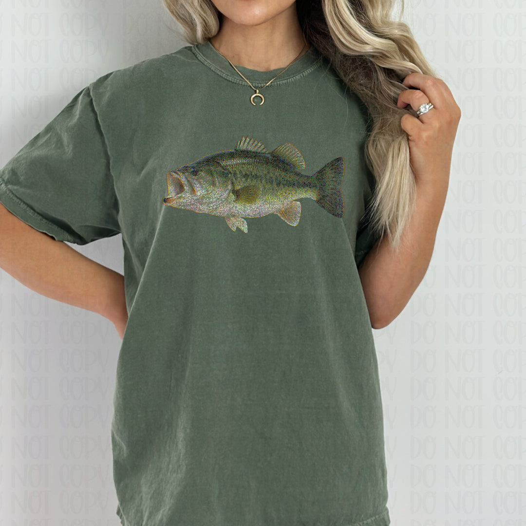 Bass fish (Scarlow) DTF Transfer
