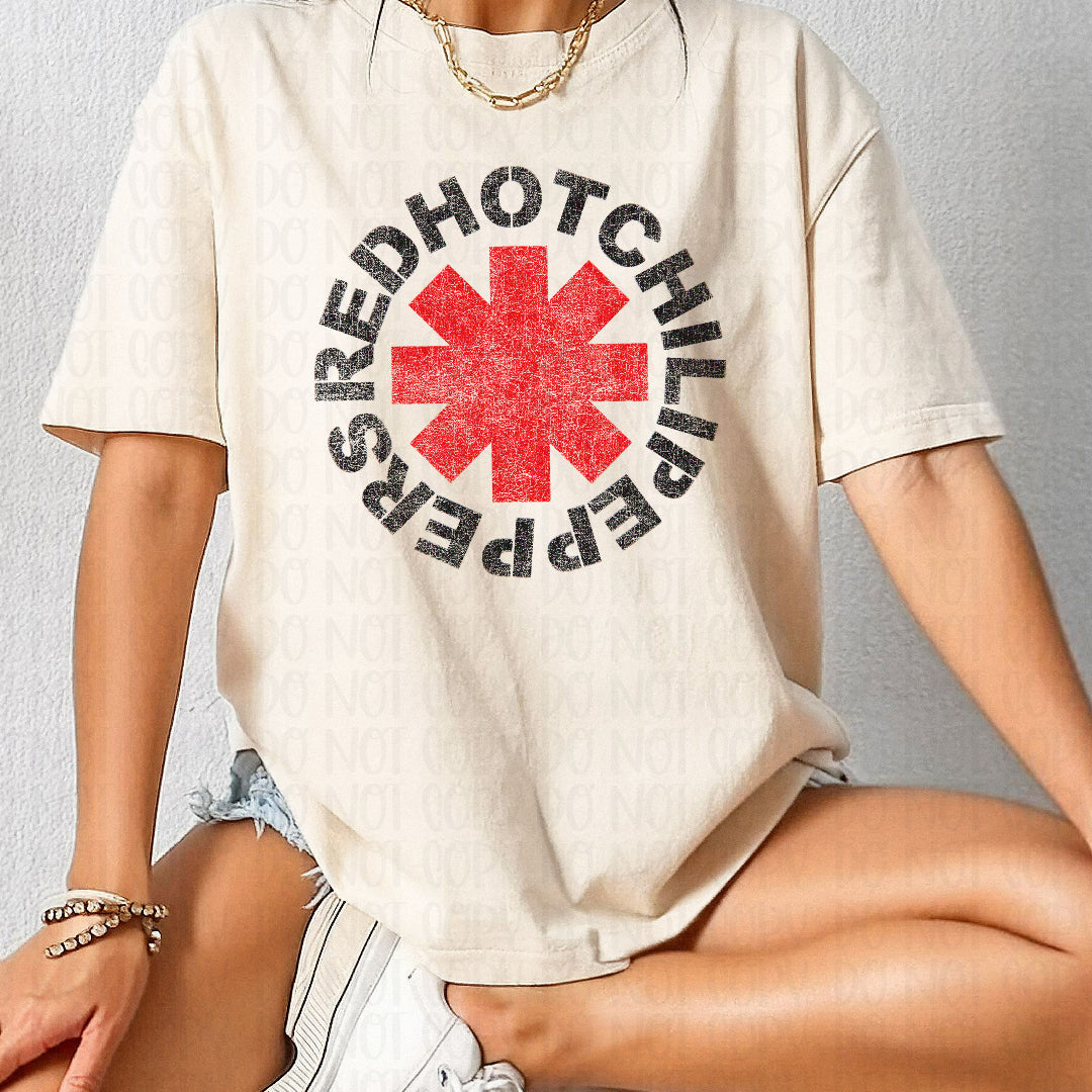 Red hot circle (Scarlow) DTF Transfer