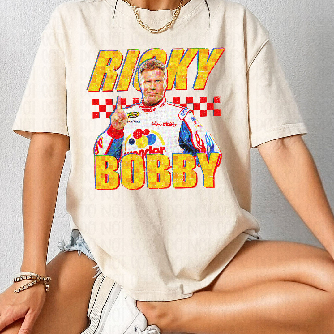 Ricky B yellow font (Scarlow) DTF Transfer