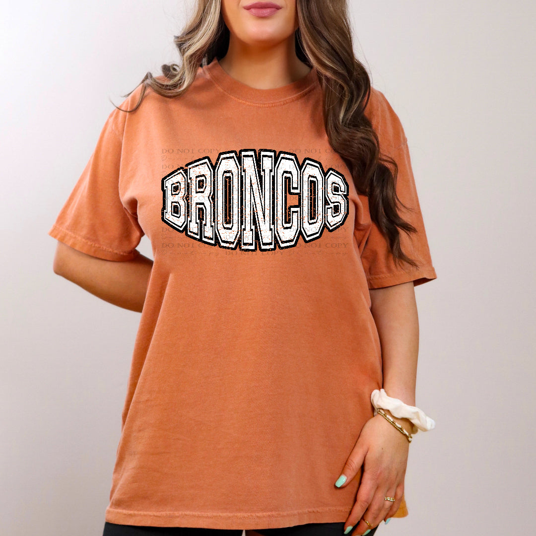 Broncos simple grunge (Caplinger) DTF transfer