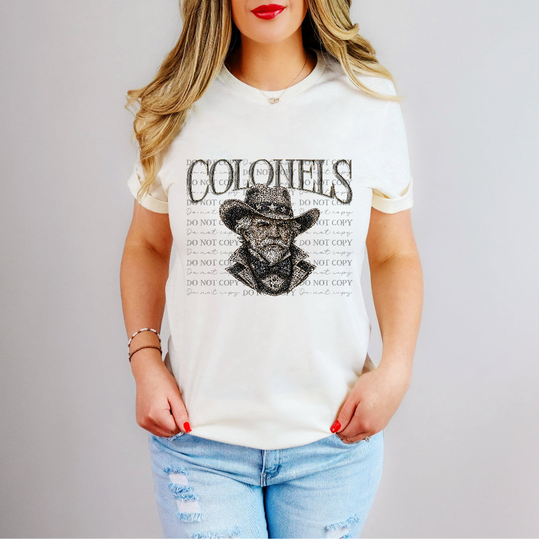 colonels gray bling mascots (kayndi) DTF transfer