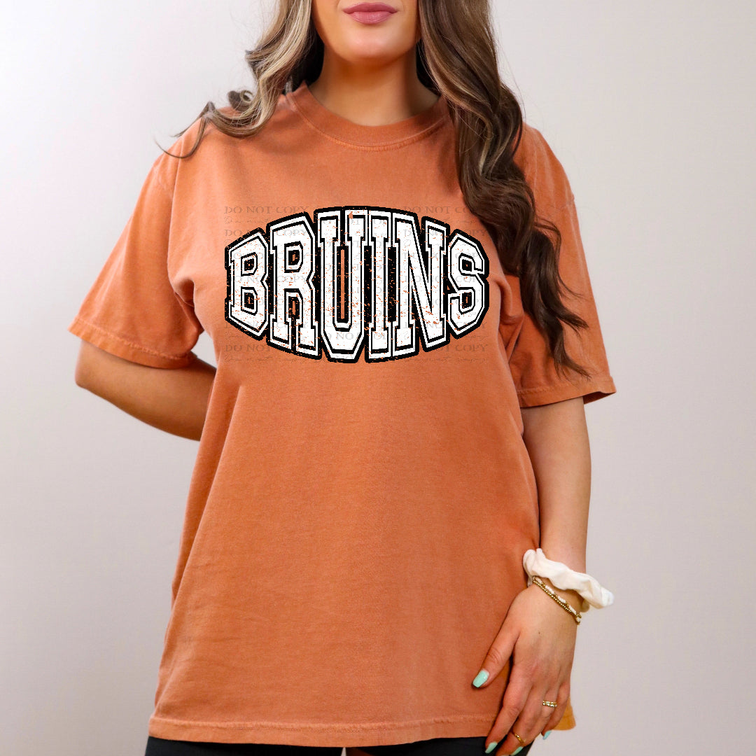 Bruins simple grunge (Caplinger) DTF transfer