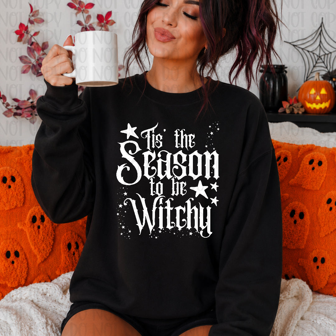 Tis the season to be witchy WHITE (Texan) DTF transfer