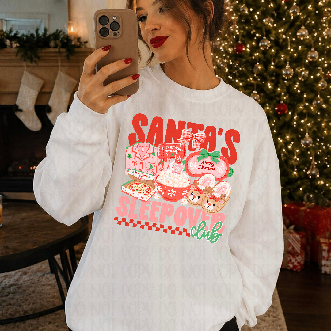 Santa's sleepover club (Scarlow) DTF Transfer
