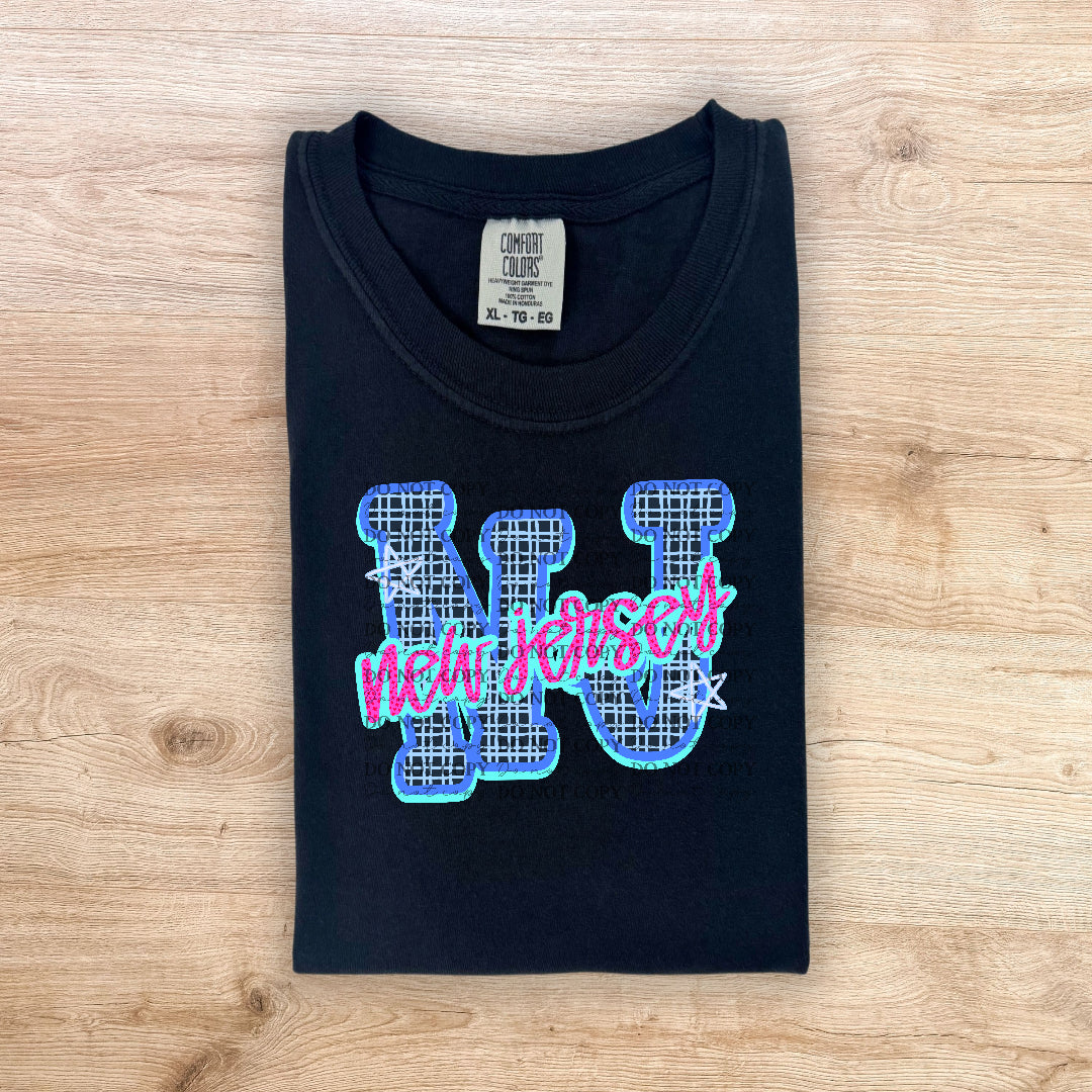 new jersey state design (kayndi) DTF transfer