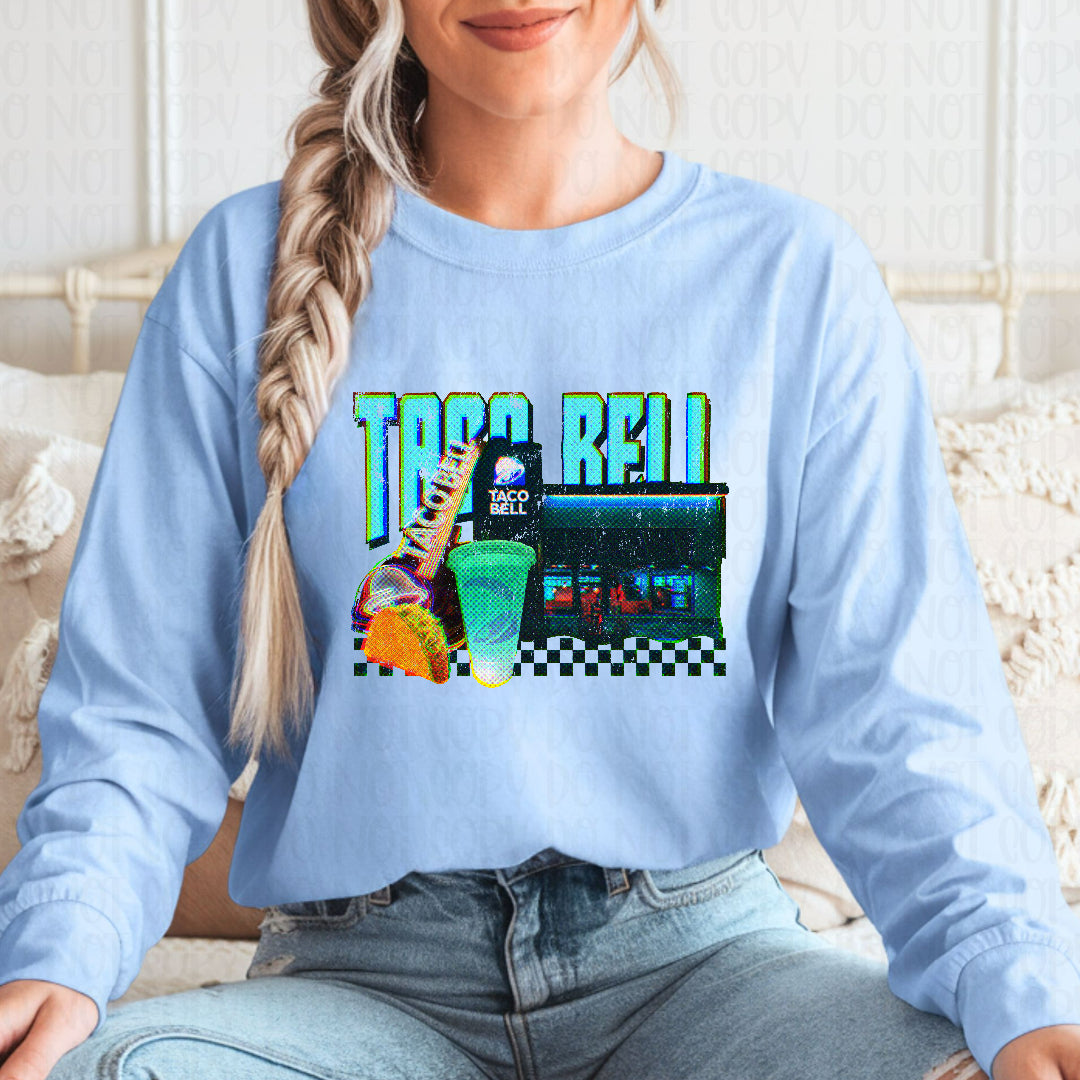 Taco B grungy (Scarlow) DTF Transfer