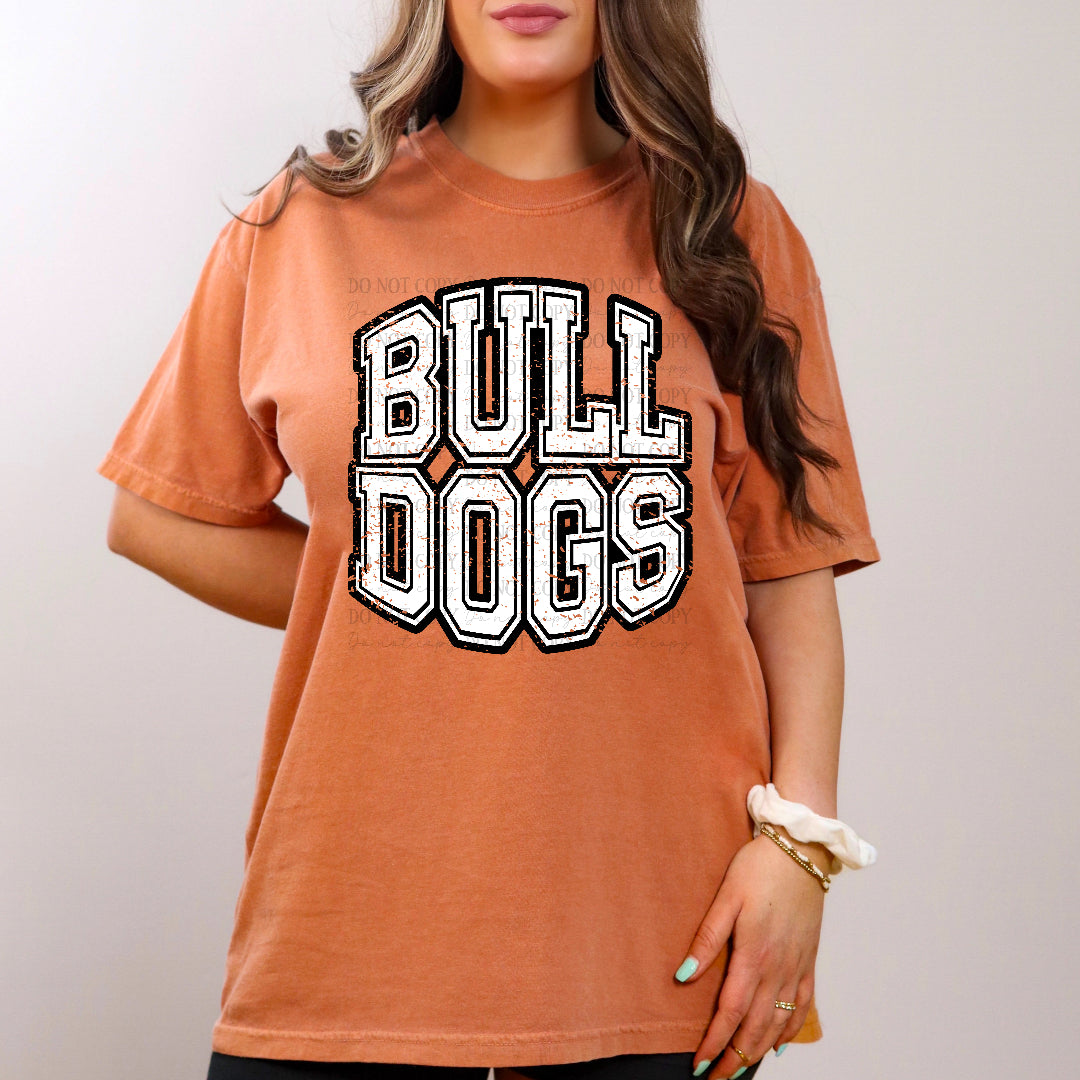Bulldogs simple grunge (Caplinger) DTF transfer