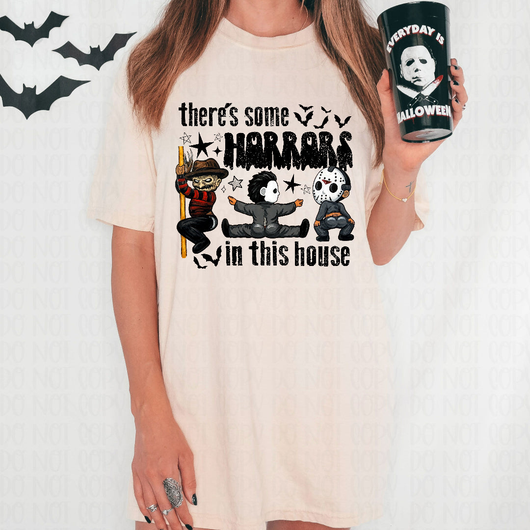 There's some horrors in this house BLACK (Crafti) DTF Transfer