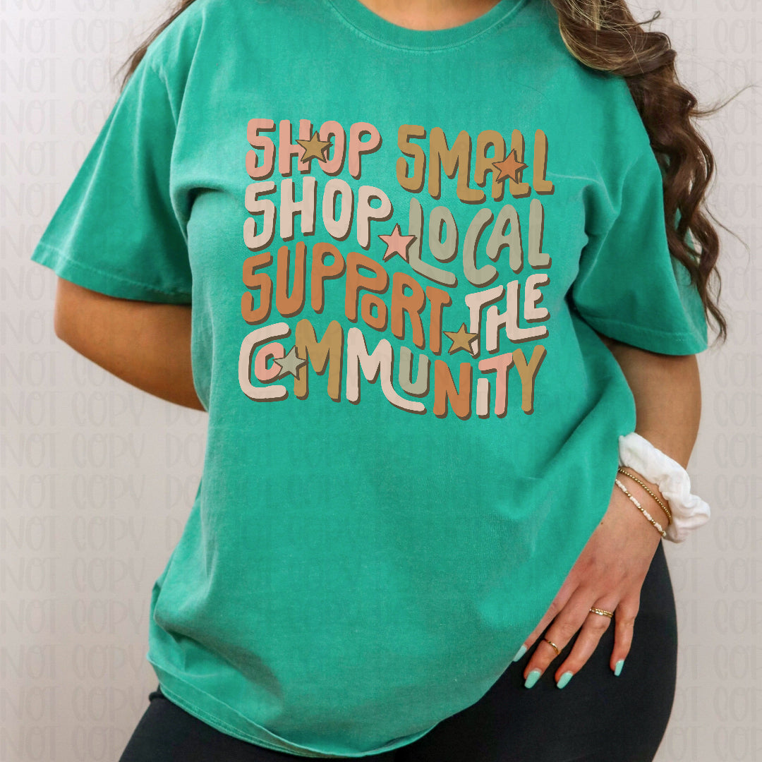 Shop small shop local (Scarlow) DTF Transfer