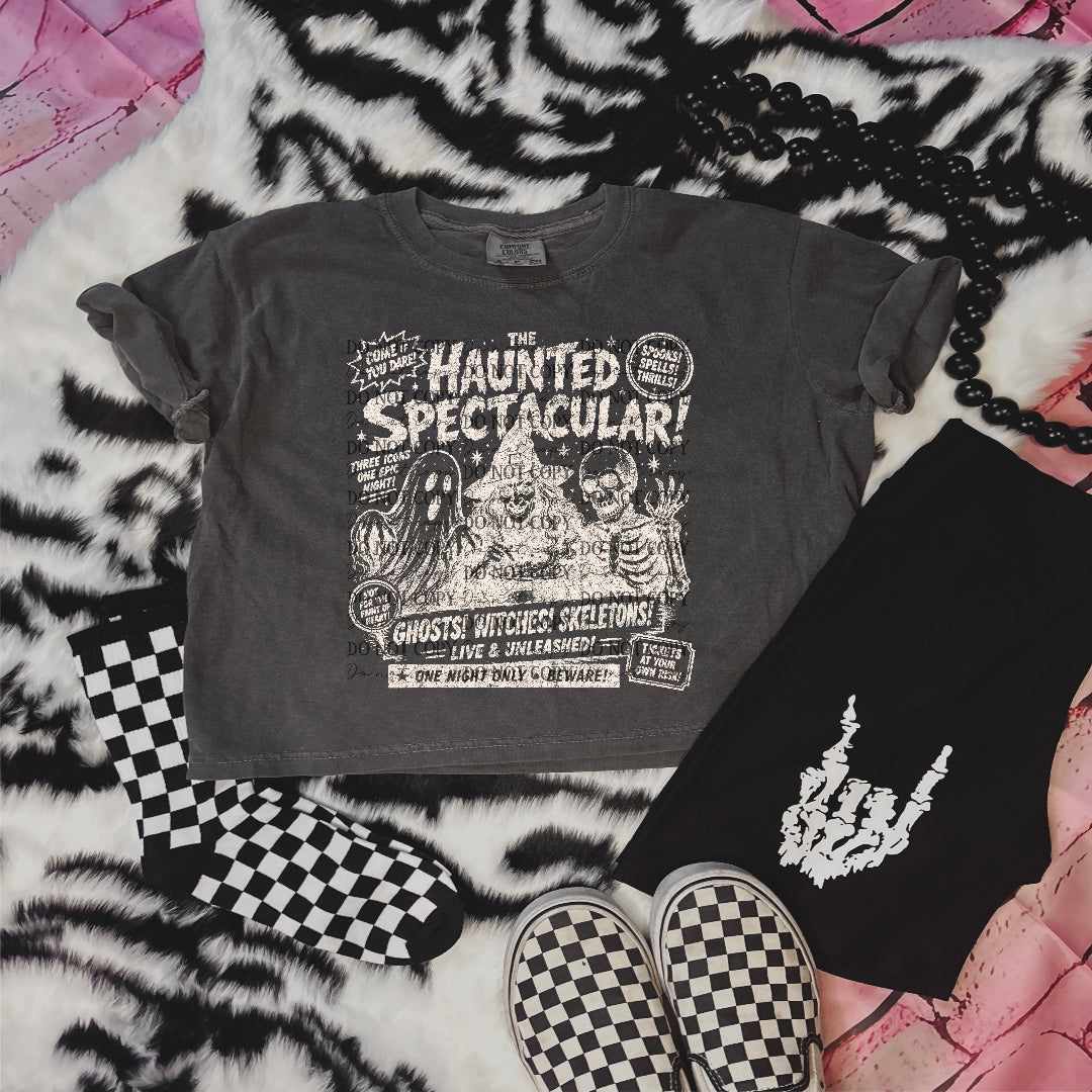 haunted spectacular WHITE (scarlow) DTF Transfer