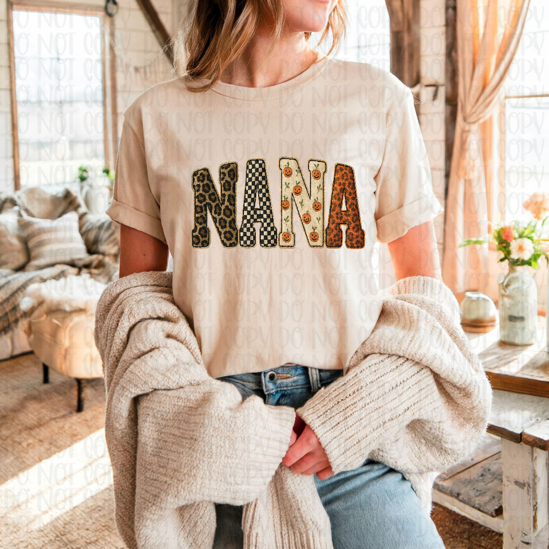 Nana fall Sunday Special DTF transfer
