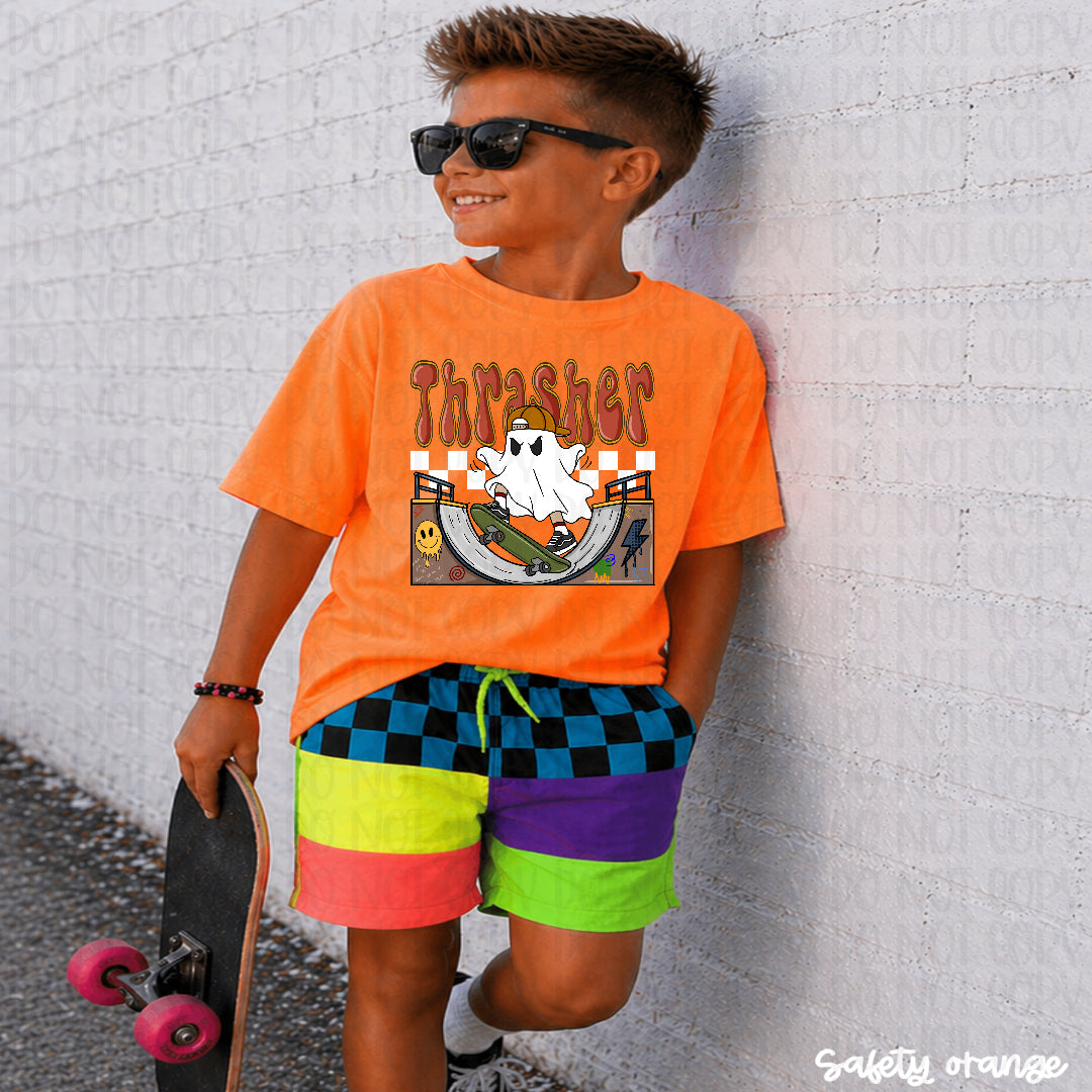 Thrasher white checkered (Carter) DTF Transfer