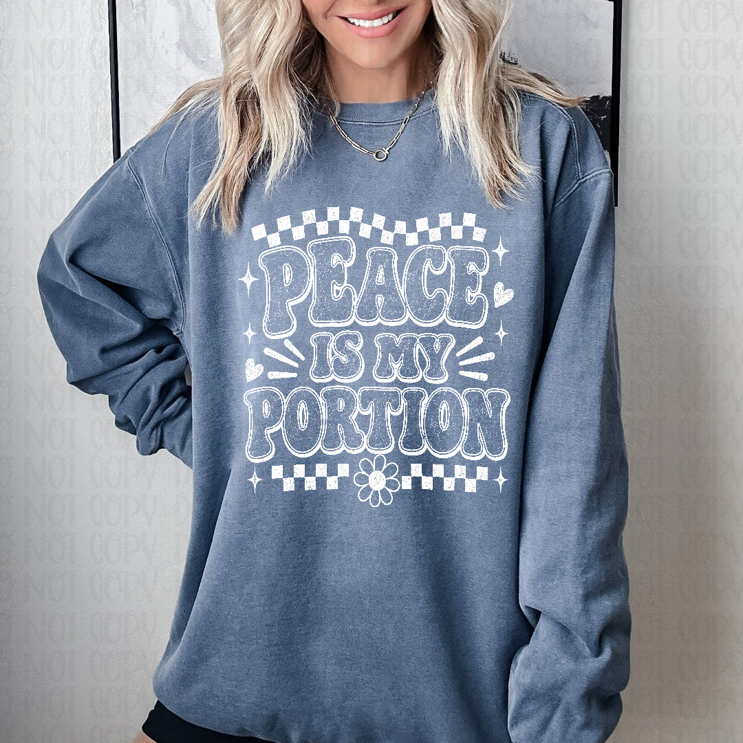 Peace is my portion WHITE (Texas Gal) DTF transfer
