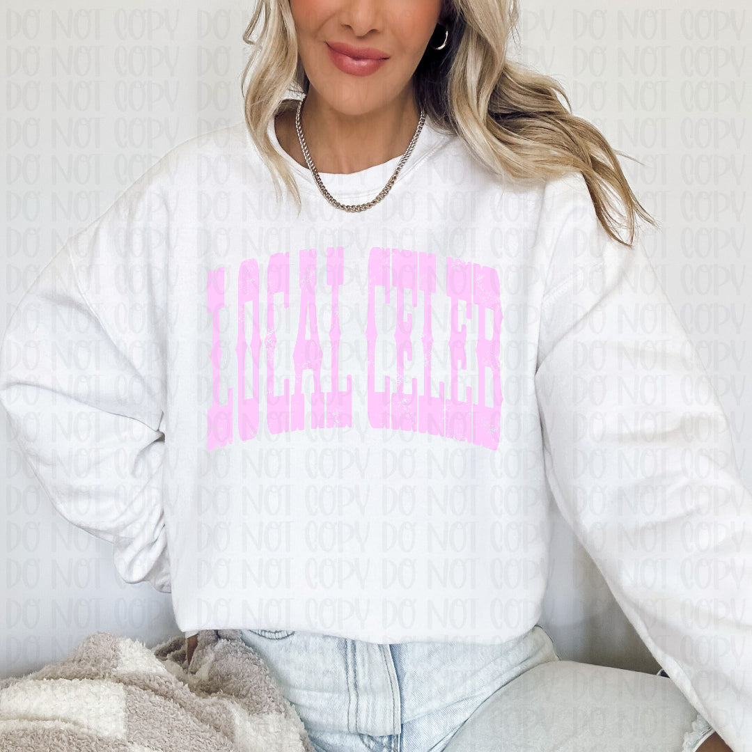 Local celeb PINK DTF Transfer