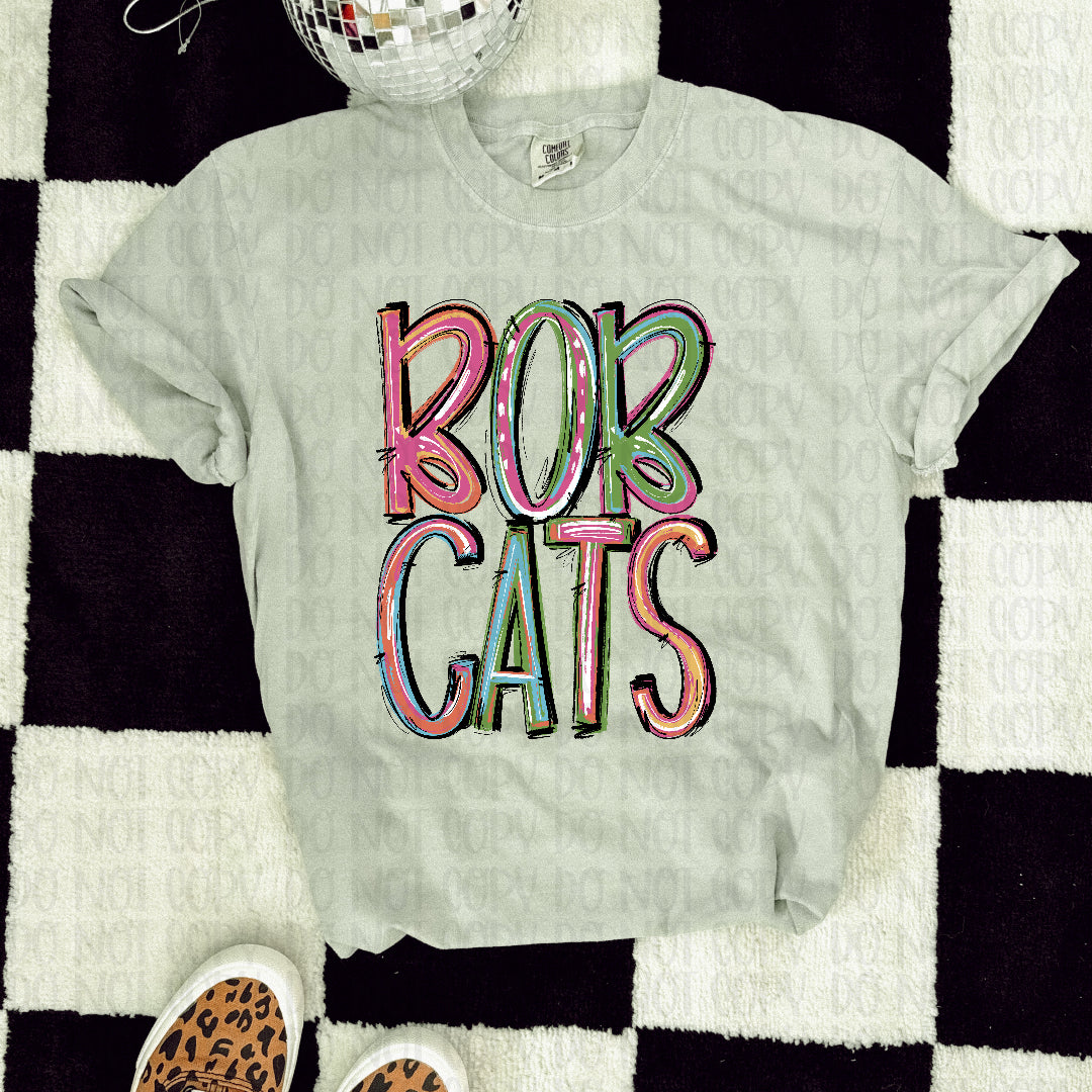 Bobcats Pixie Words (S&G) DTF transfer