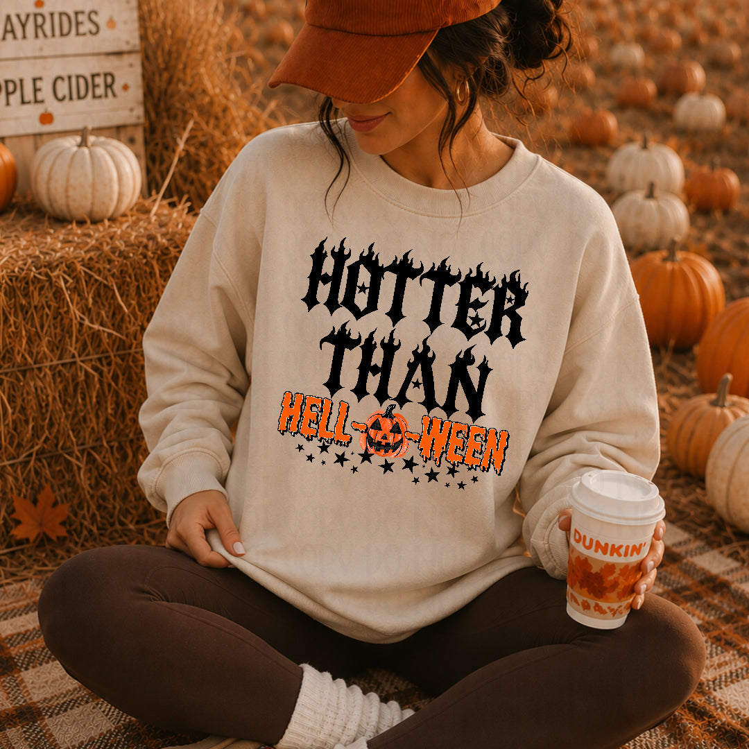 Hotter than hell-o-ween (Texan) DTF Transfer