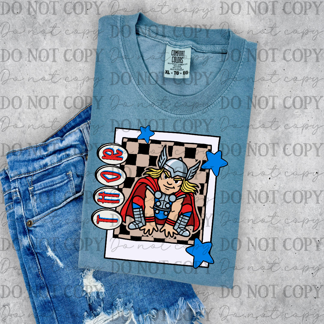 Hammer hero polaroid (OHDD) DTF Transfer