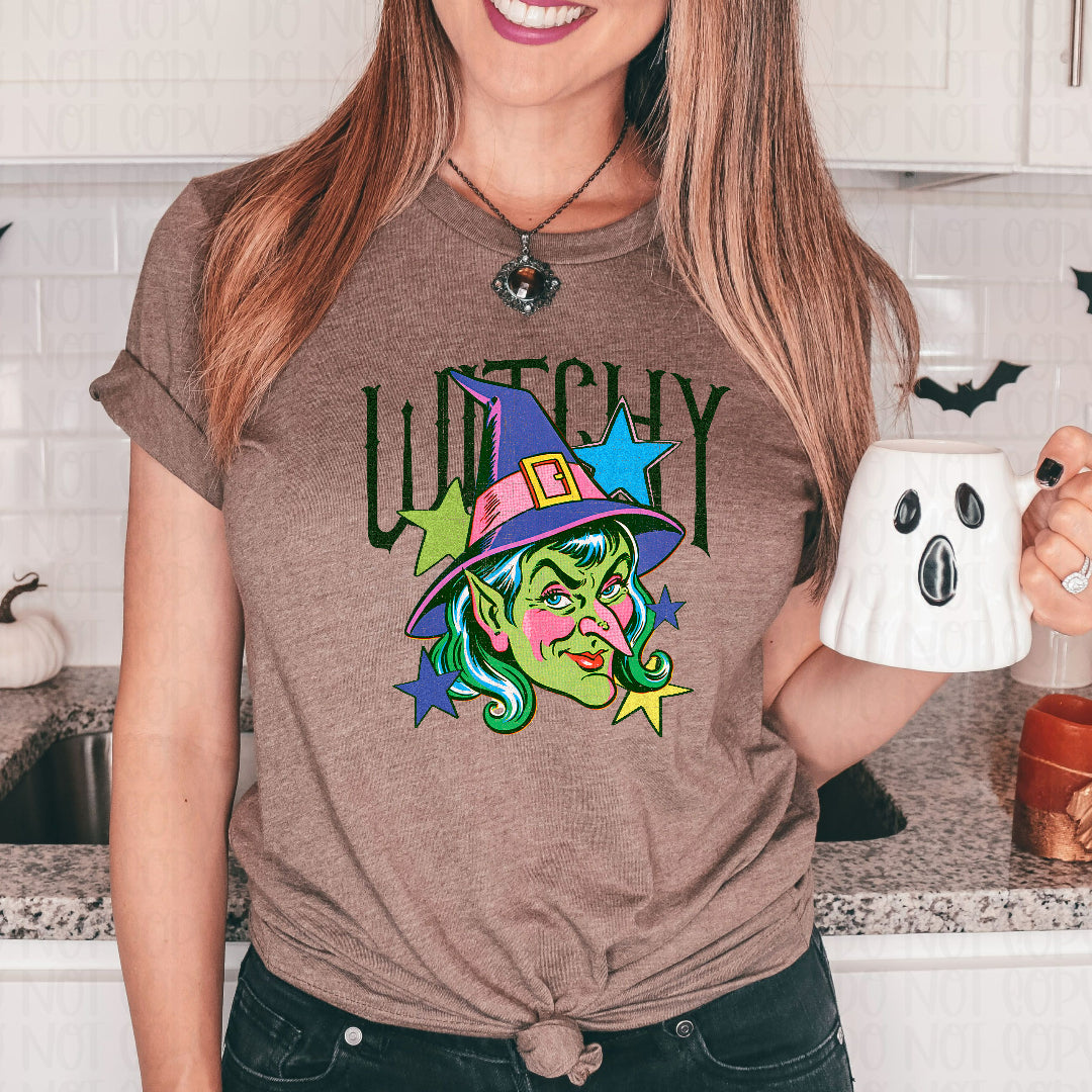 Witchy with stars (Scarlow) DTF Transfer