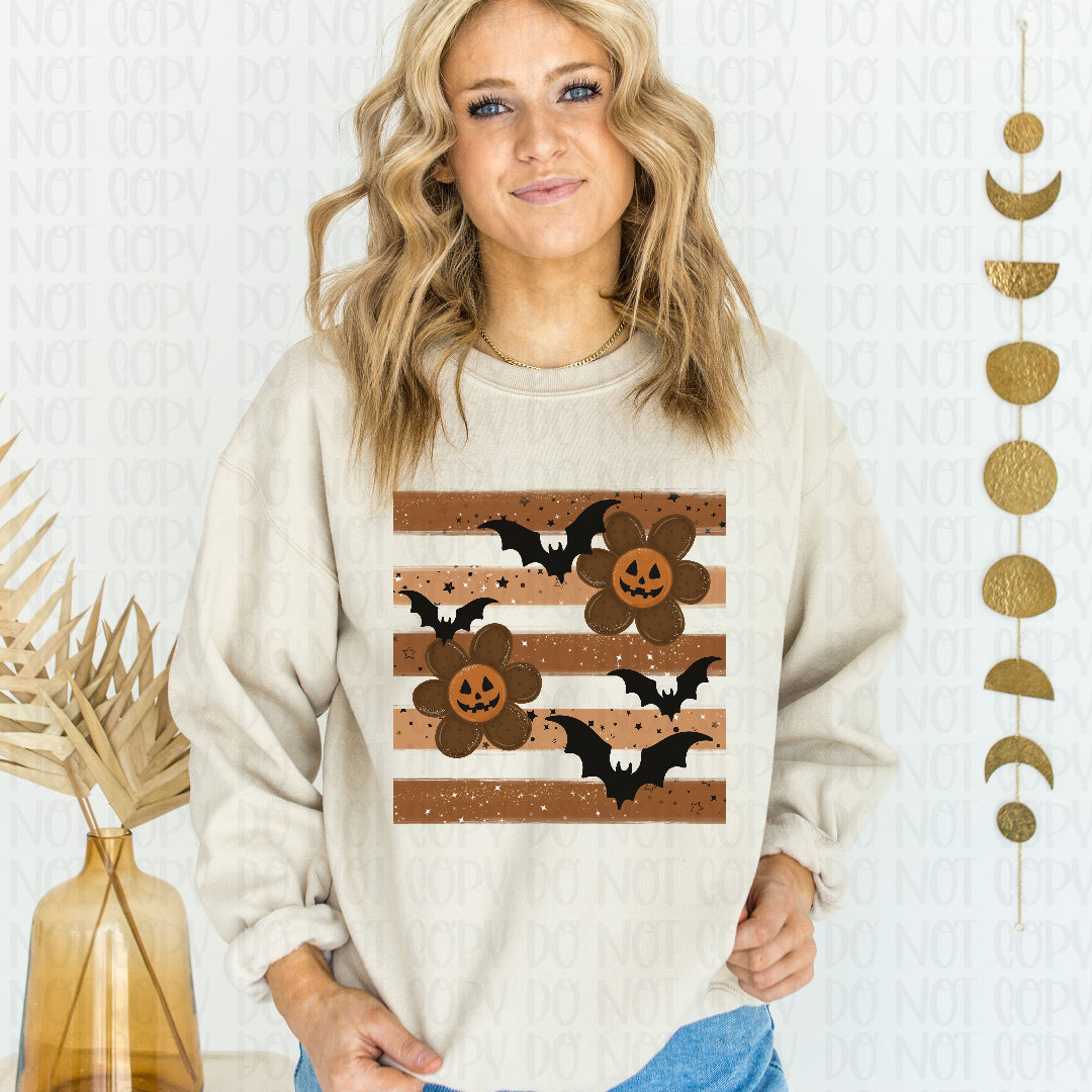 Batty mouse stripes (Mymark) DTF Transfer