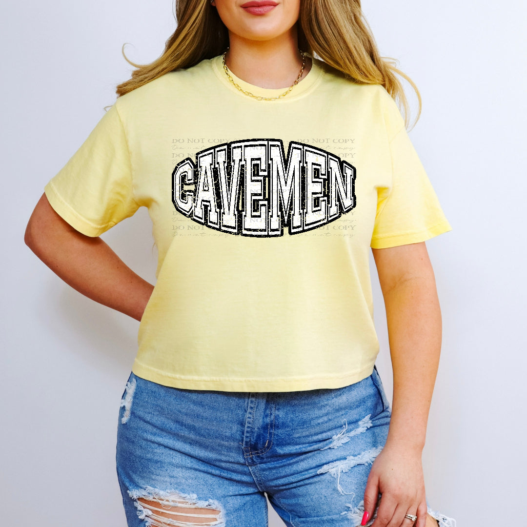 Cavemen simple grunge (Caplinger) DTF transfer