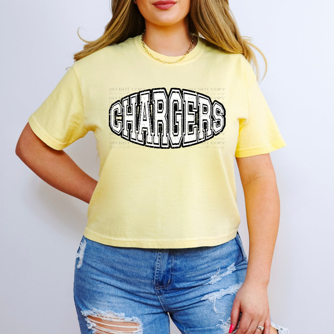 Chargers simple grunge (Caplinger) DTF transfer