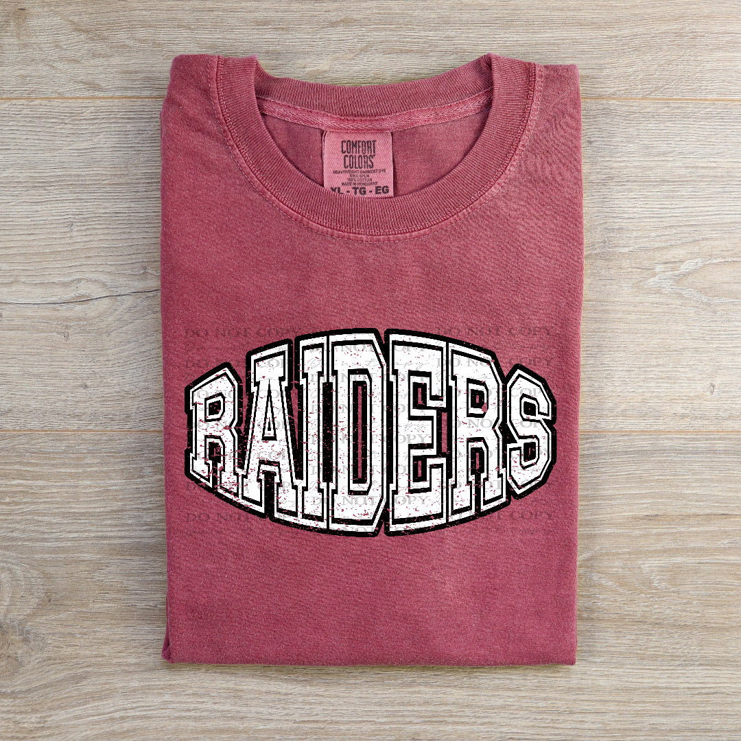 Raiders Simple Grunge (Caplinger) DTF transfer