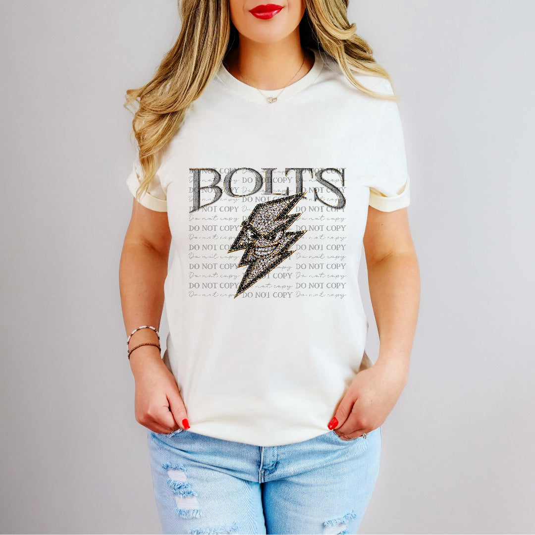 bolts bling mascots (kayndi) DTF transfer