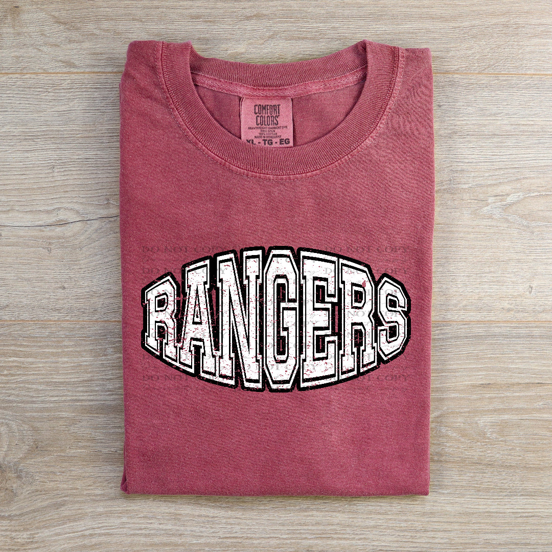 Rangers Simple Grunge (Caplinger) DTF transfer