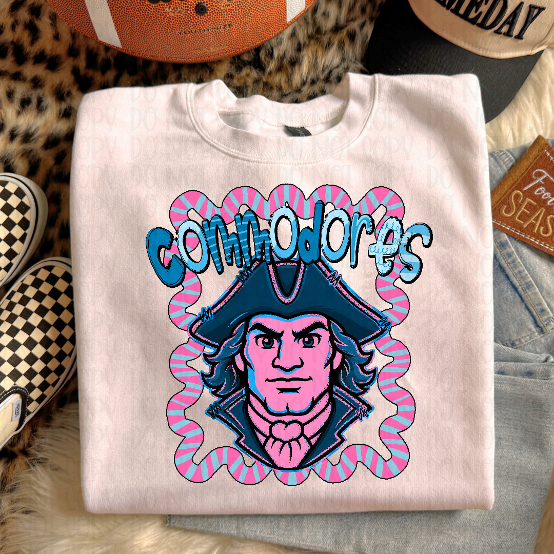 Commodores whimsy frame (Kayndi) DTF transfer
