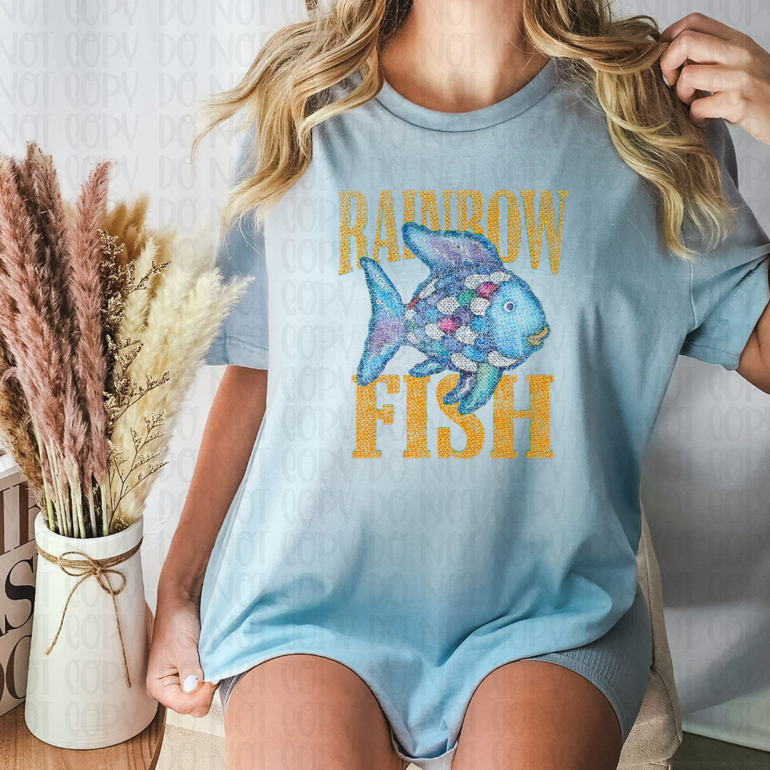 Rainbow fish (Scarlow) DTF Transfer