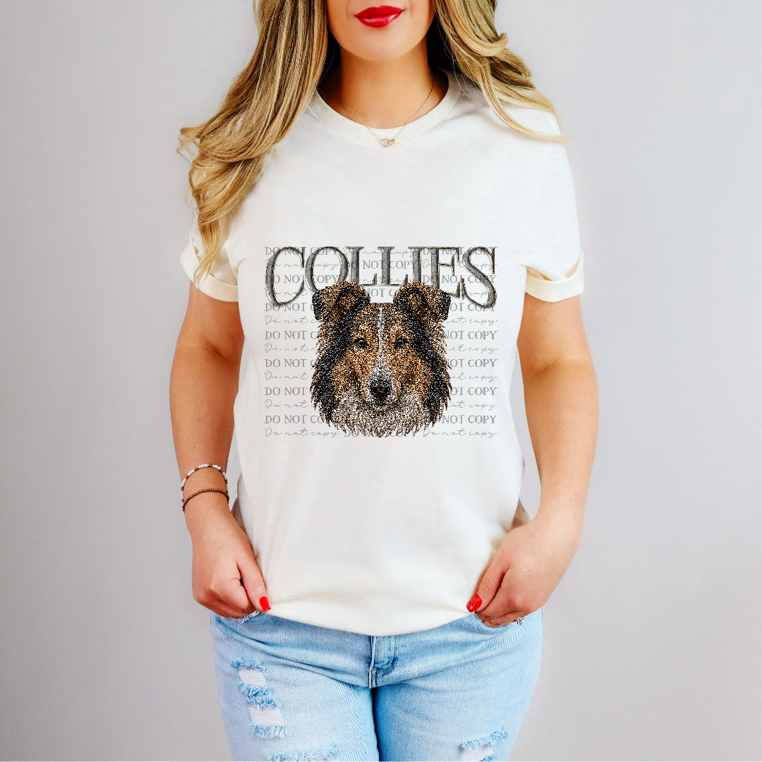 collies bling mascots (kayndi) DTF transfer
