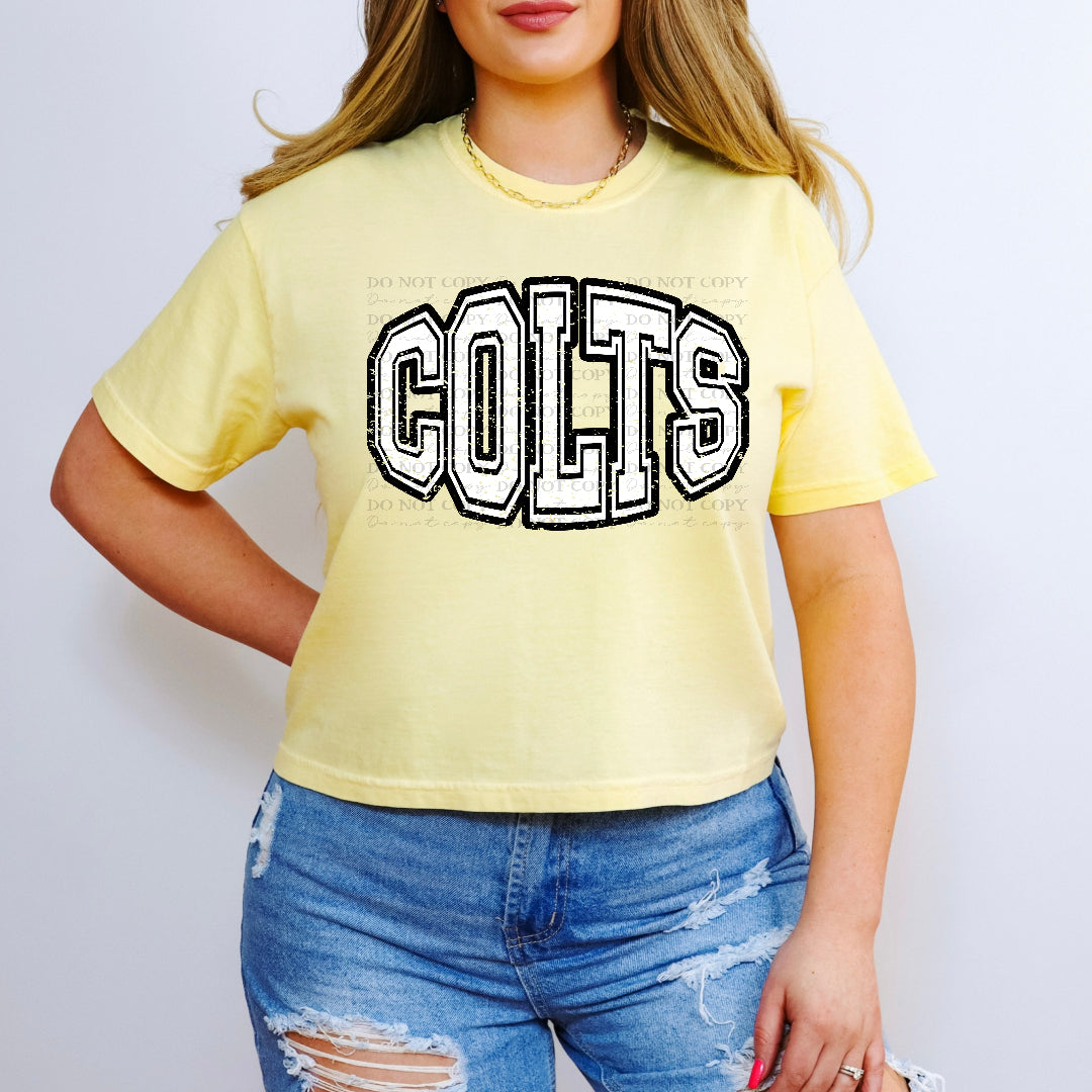 Colts simple grunge (Caplinger) DTF transfer