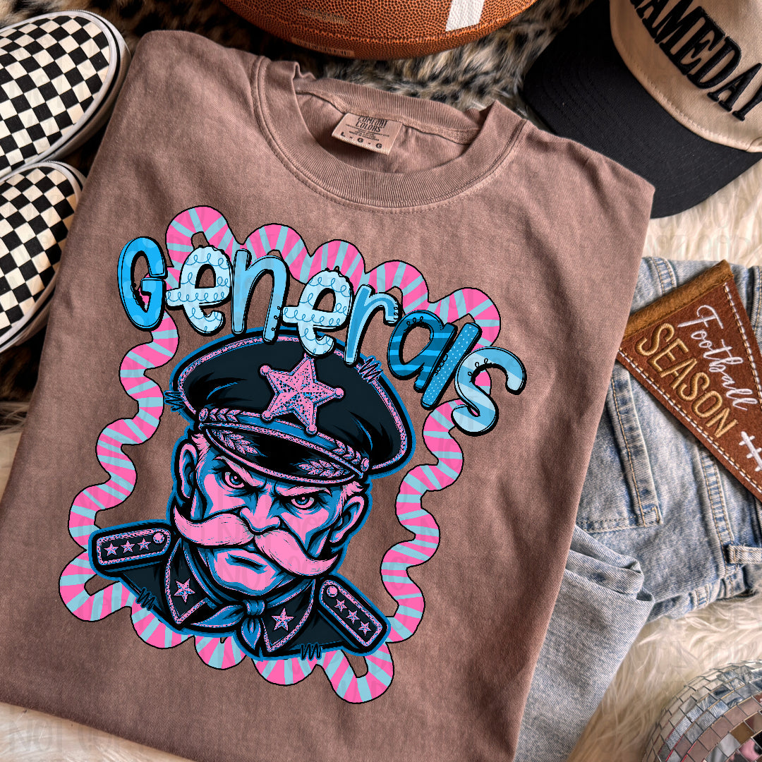 Generals whimsy frame (Kayndi) DTF transfer