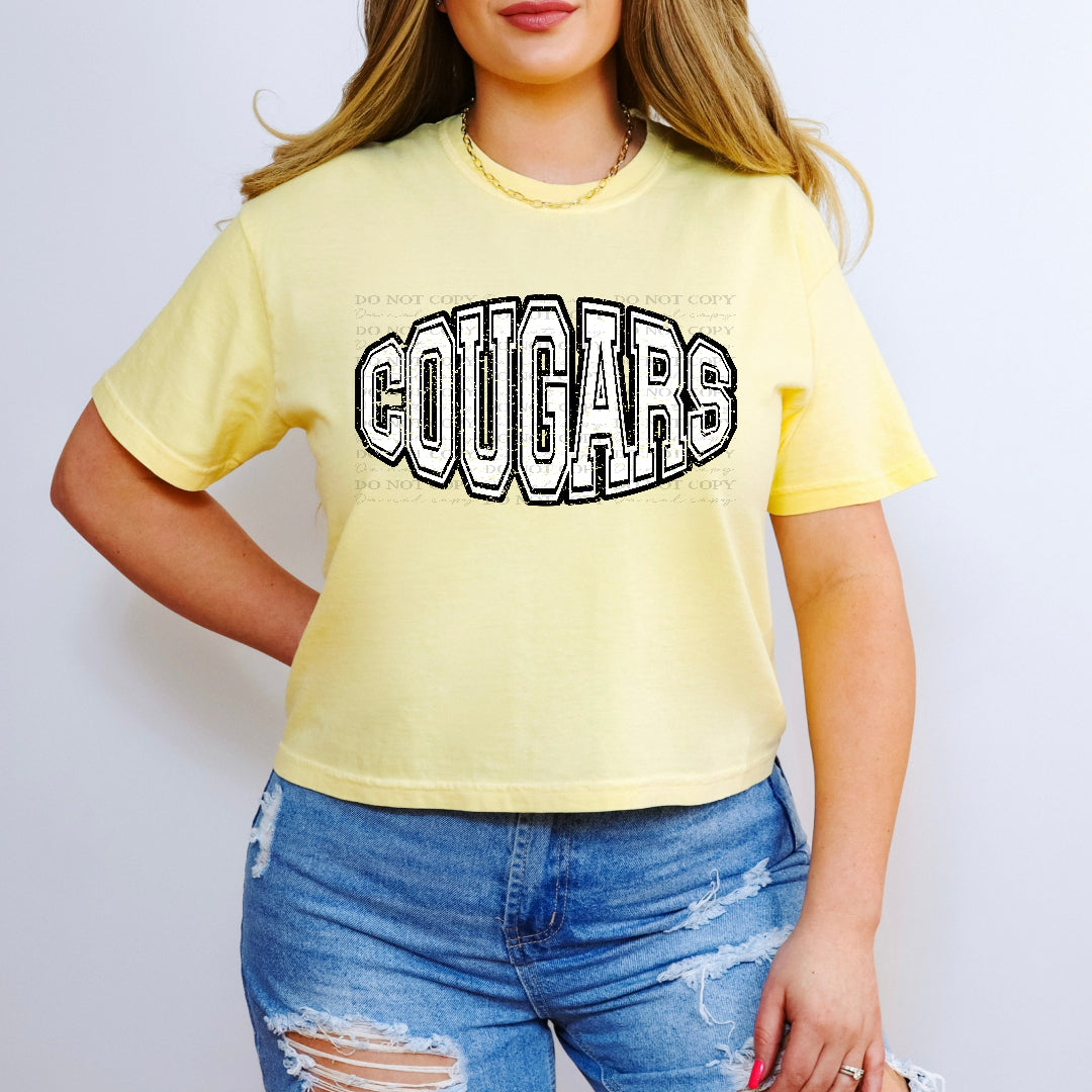 Cougars simple grunge (Caplinger) DTF transfer