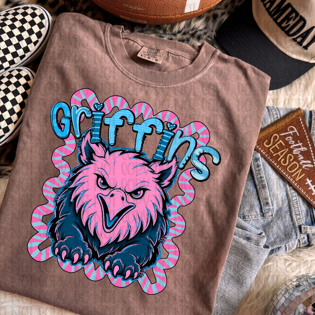 Griffins whimsy frame (Kayndi) DTF transfer