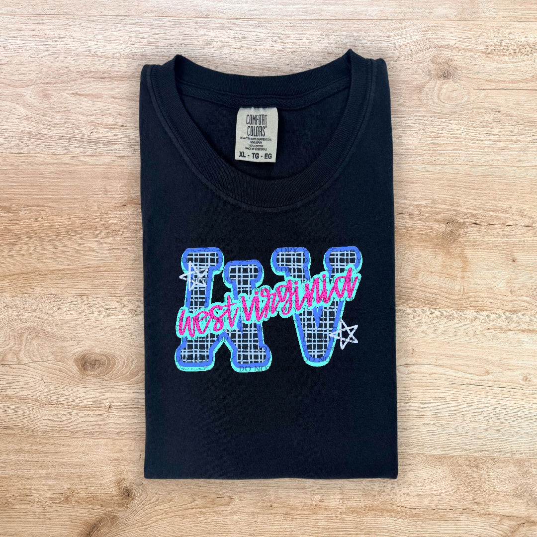 west virginia state design (kayndi) DTF transfer