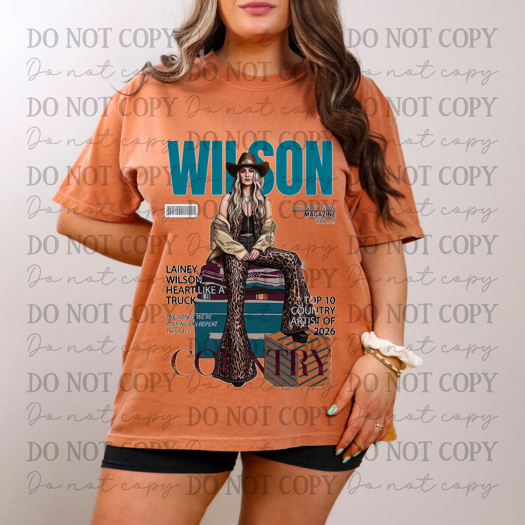 LW-country magazine cover (CC) DTF Transfer