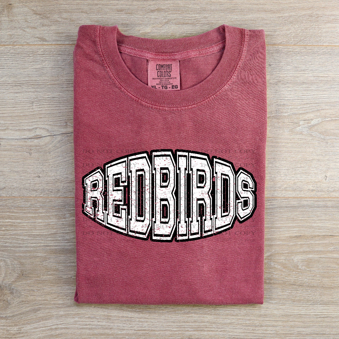 Redbirds Simple Grunge (Caplinger) DTF transfer