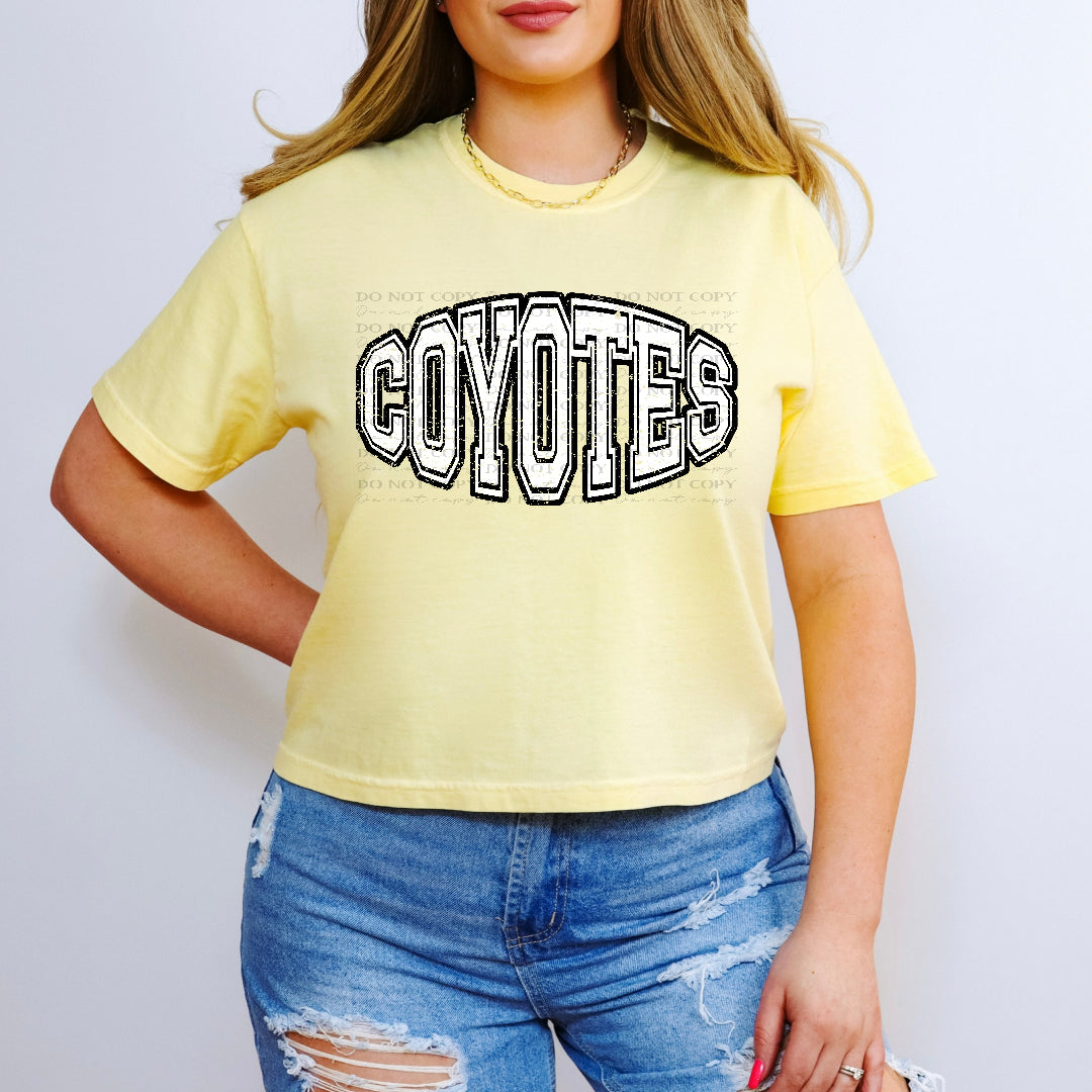 Coyotes simple grunge (Caplinger) DTF transfer