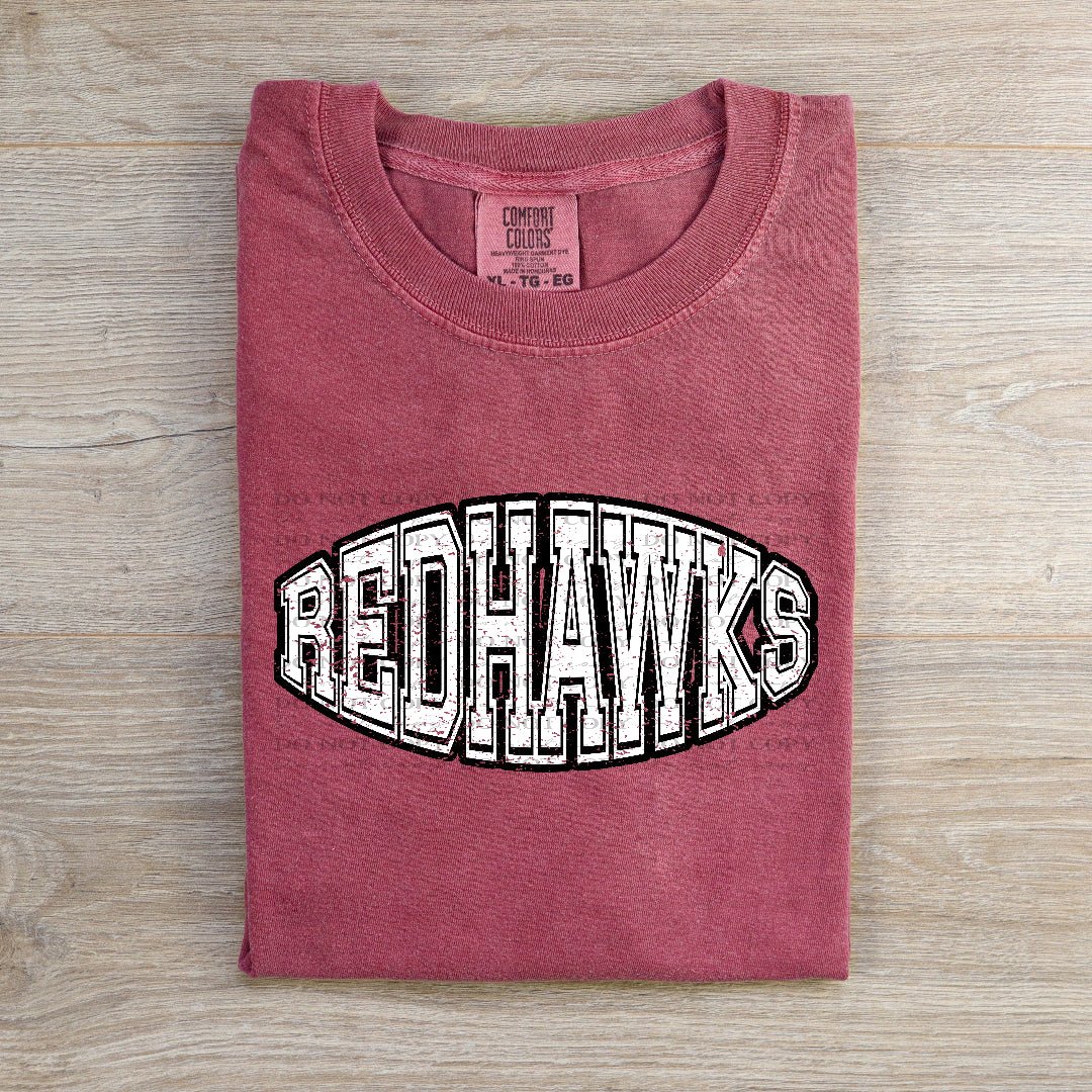 Redhawks Simple Grunge (Caplinger) DTF transfer